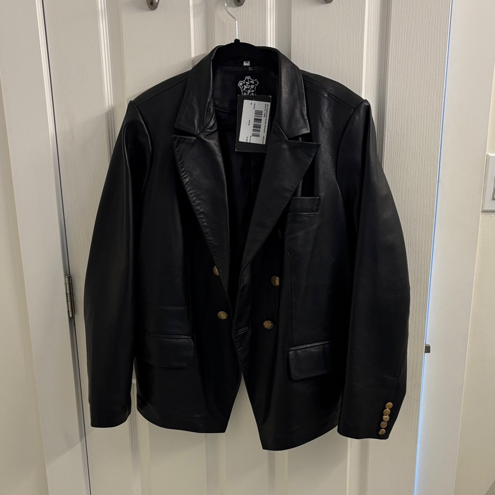 Black Double Breasted Blazer